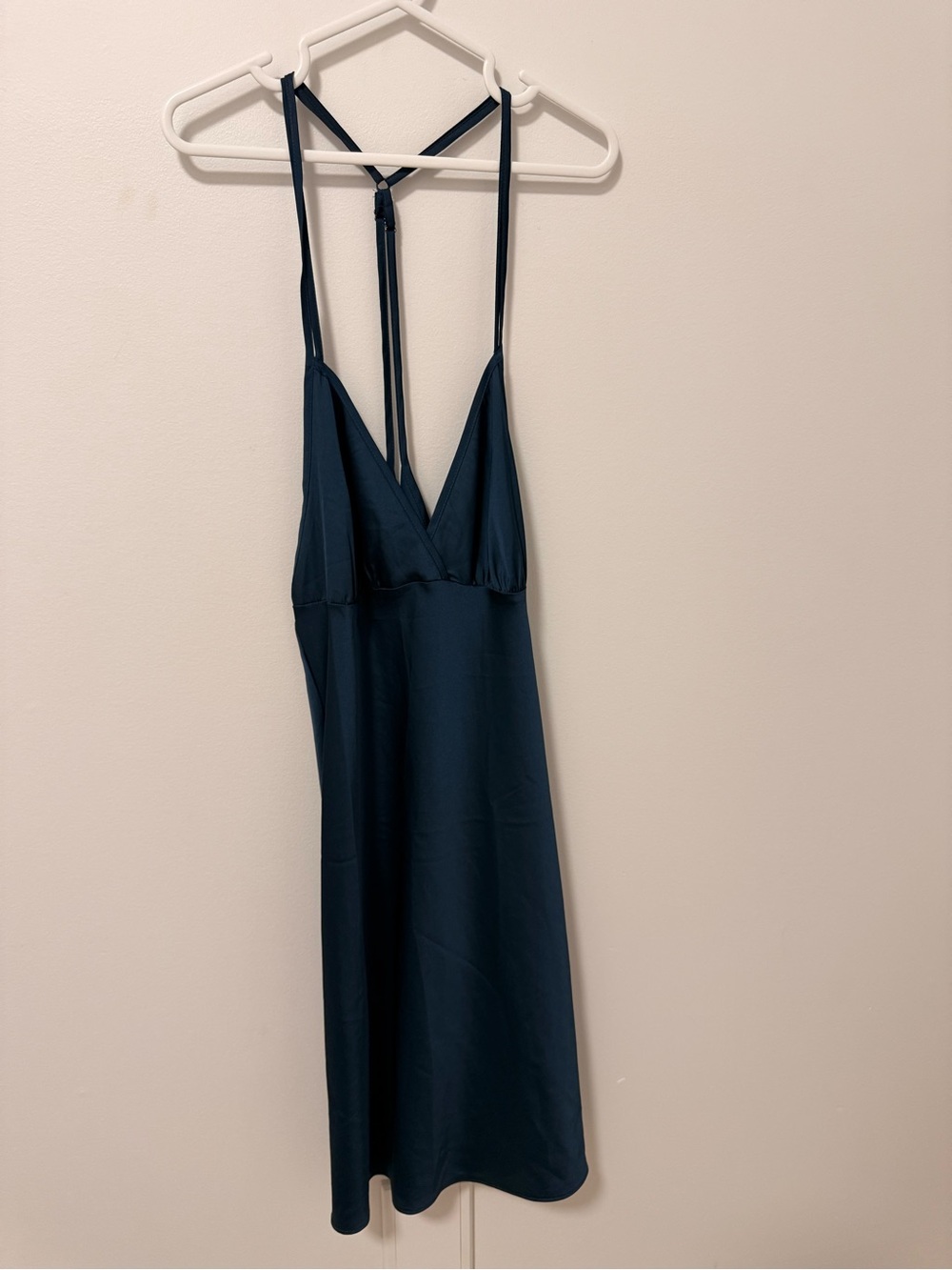 La Vie En Rose Deep Teal Satin Dress - Luxury collection and superior quality